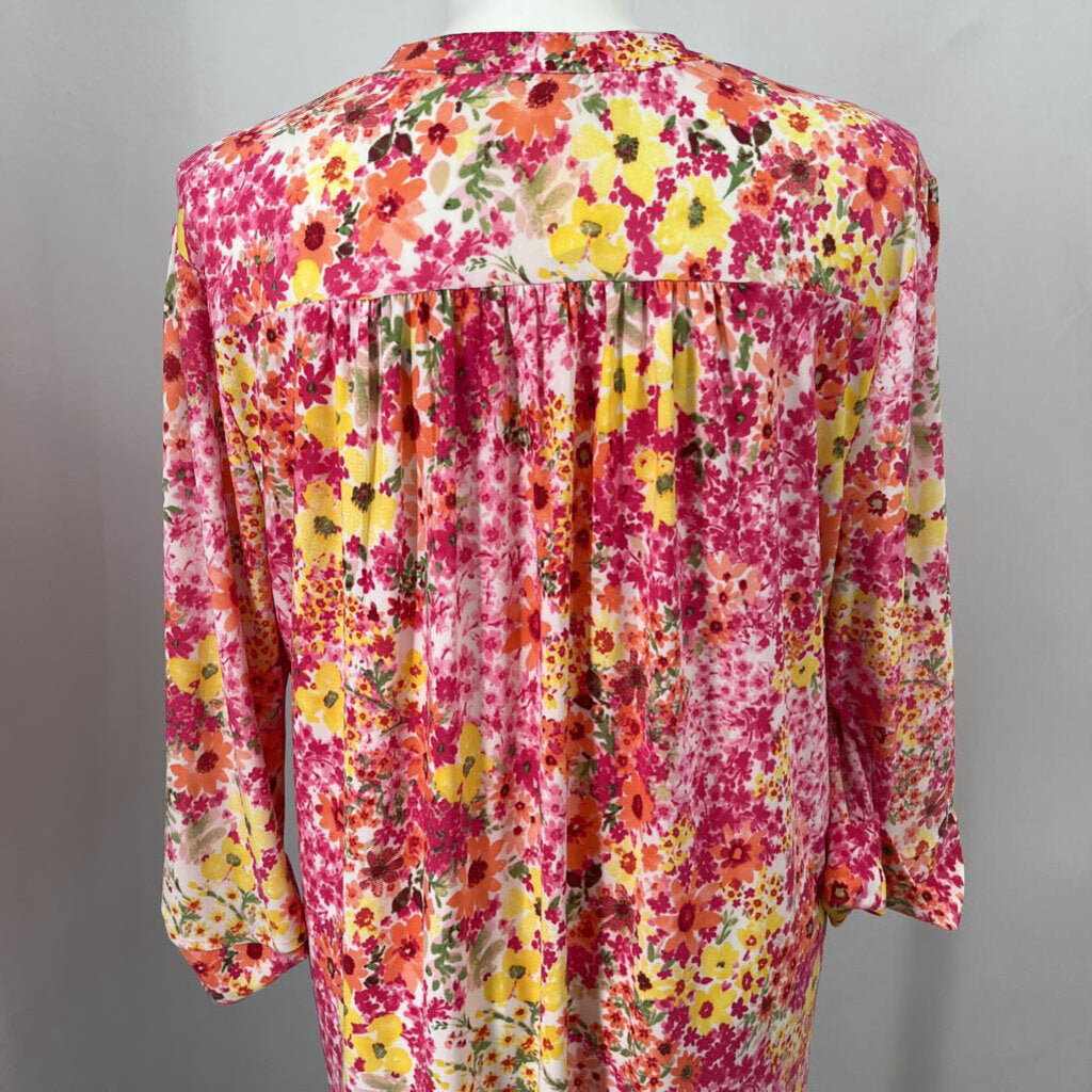 Juniper + Lime L/s Floral Shirt