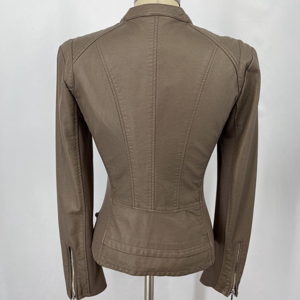 Express Vegan Leather Moto Jacket