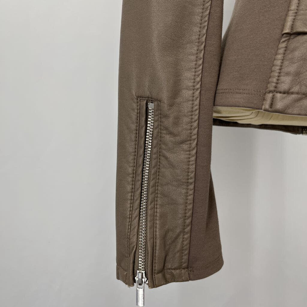 Express Vegan Leather Moto Jacket