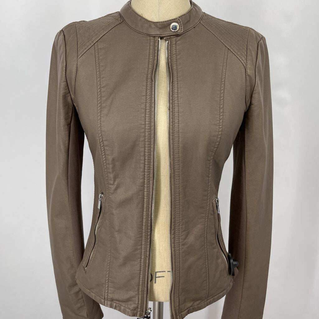 Express Vegan Leather Moto Jacket