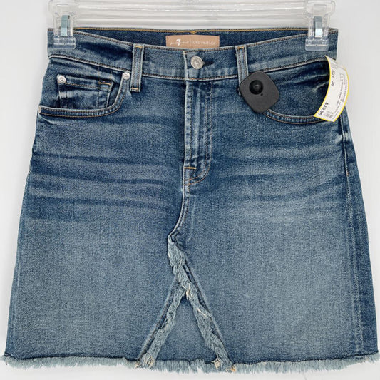 7 for all Mankind Denim Skirt