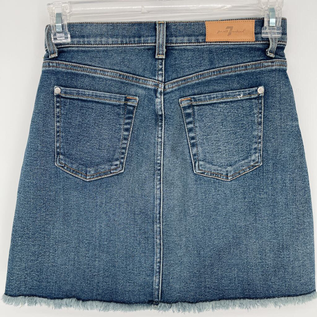 7 for all Mankind Denim Skirt
