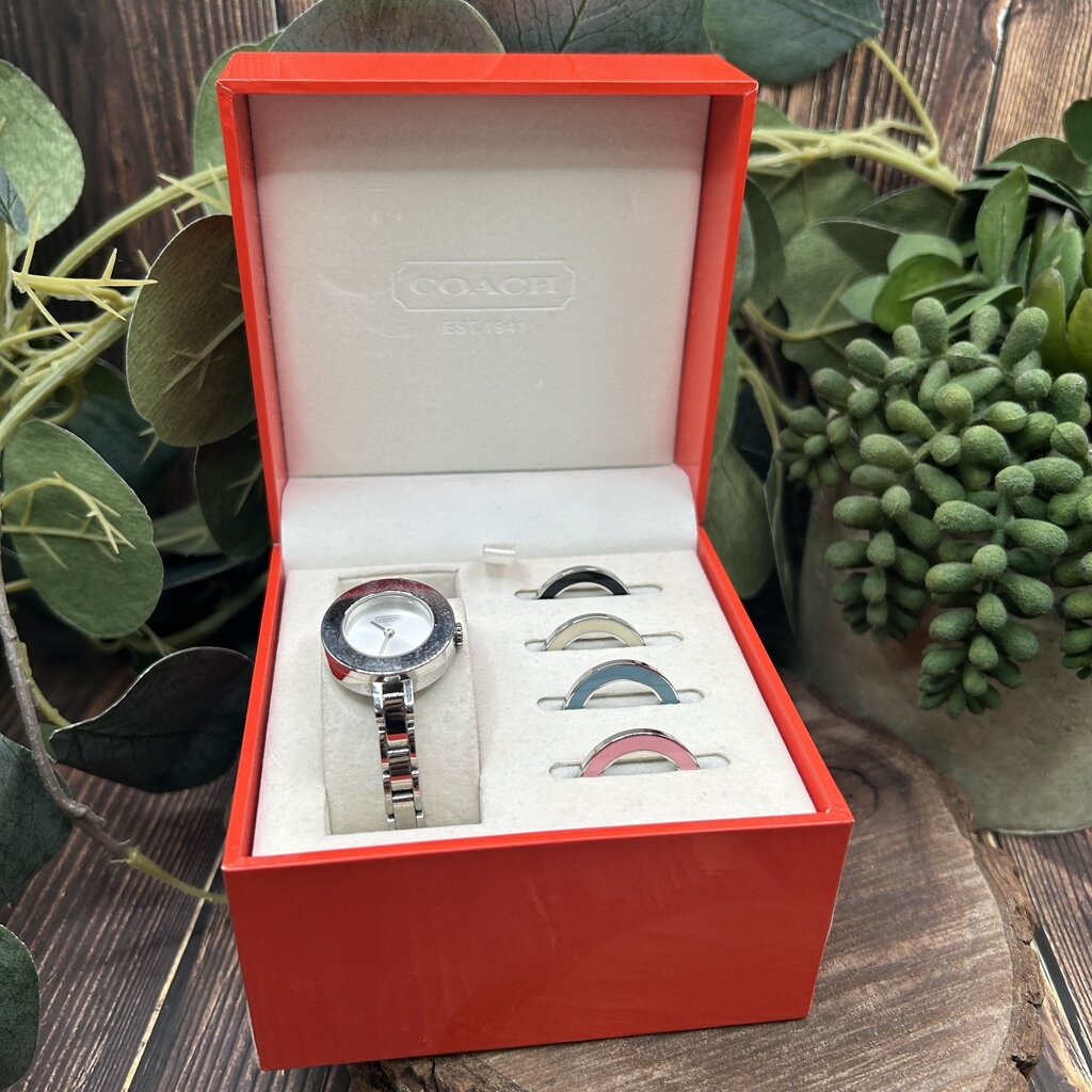 Coach Interchangeable Watch Set