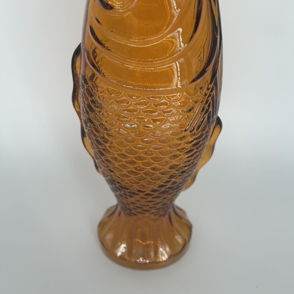 Glass Fish Bottle