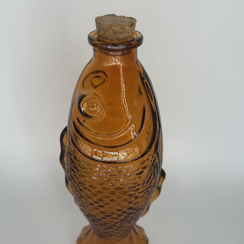 Glass Fish Bottle