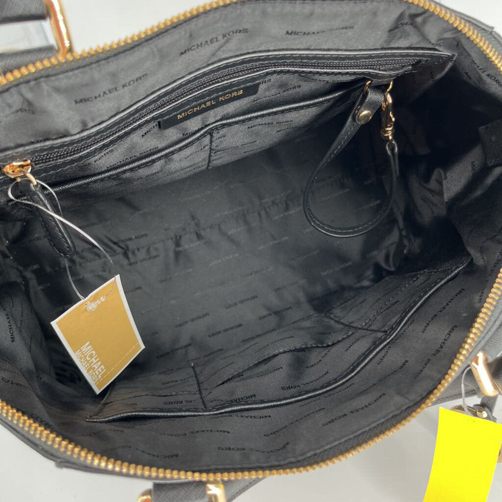 MK Ciara Leather Satchel