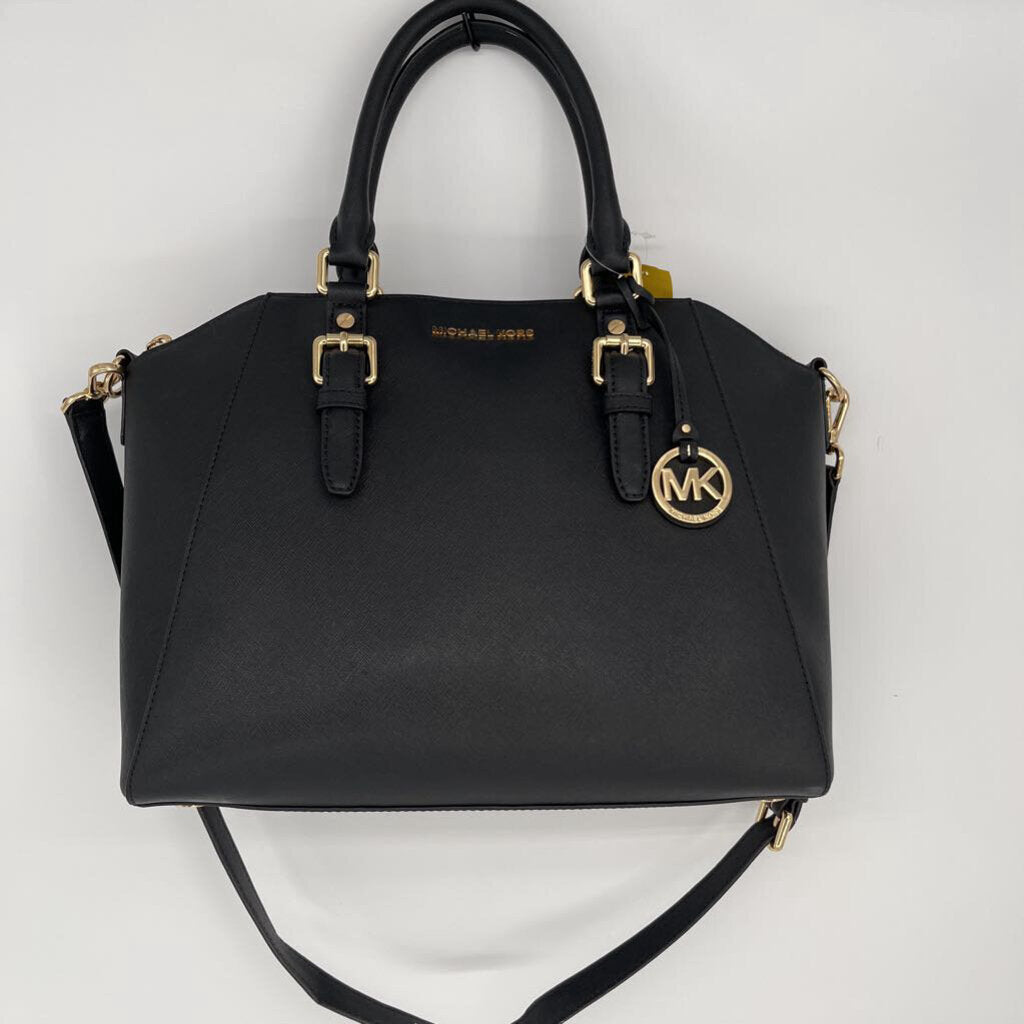 MK Ciara Leather Satchel