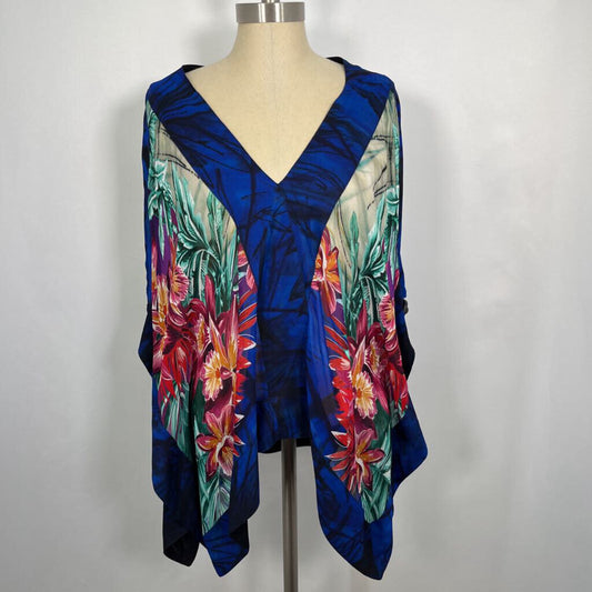 Desigual Floral Poncho