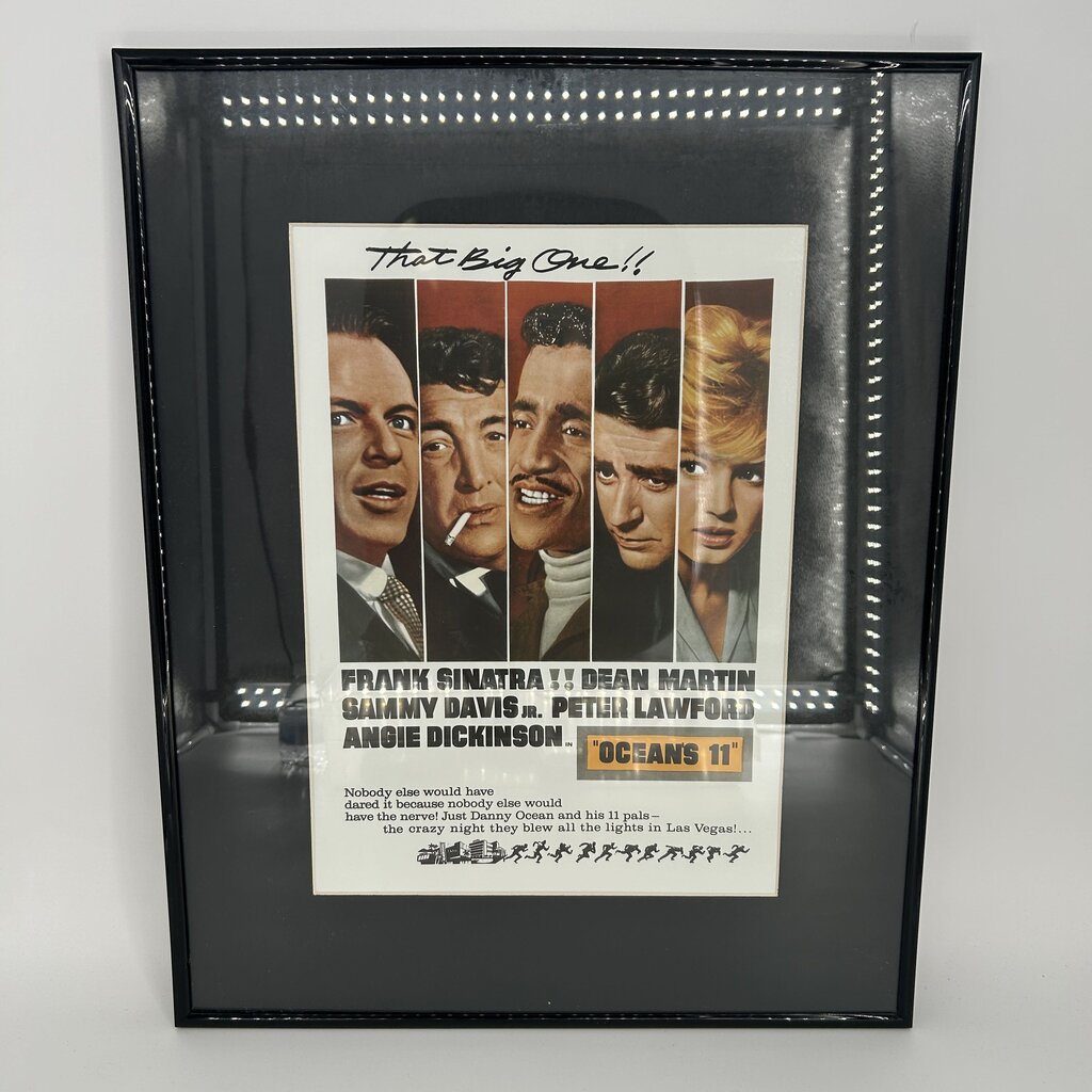 Framed Ocean's 11 Poster