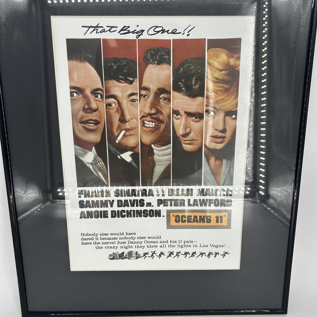Framed Ocean's 11 Poster