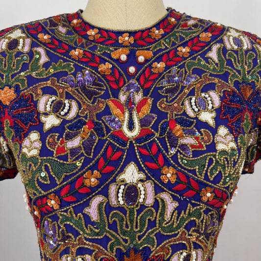 Riazee Beaded S/s Dress