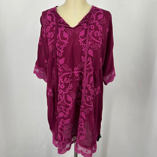 Johnny Was S/s Tunic