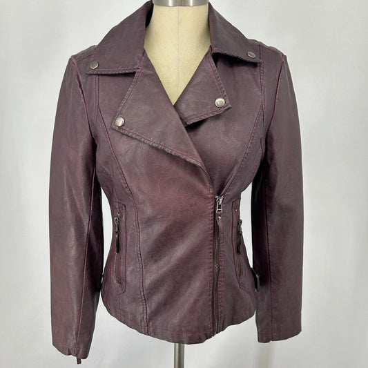 Max Studio Faux Leather Jacket