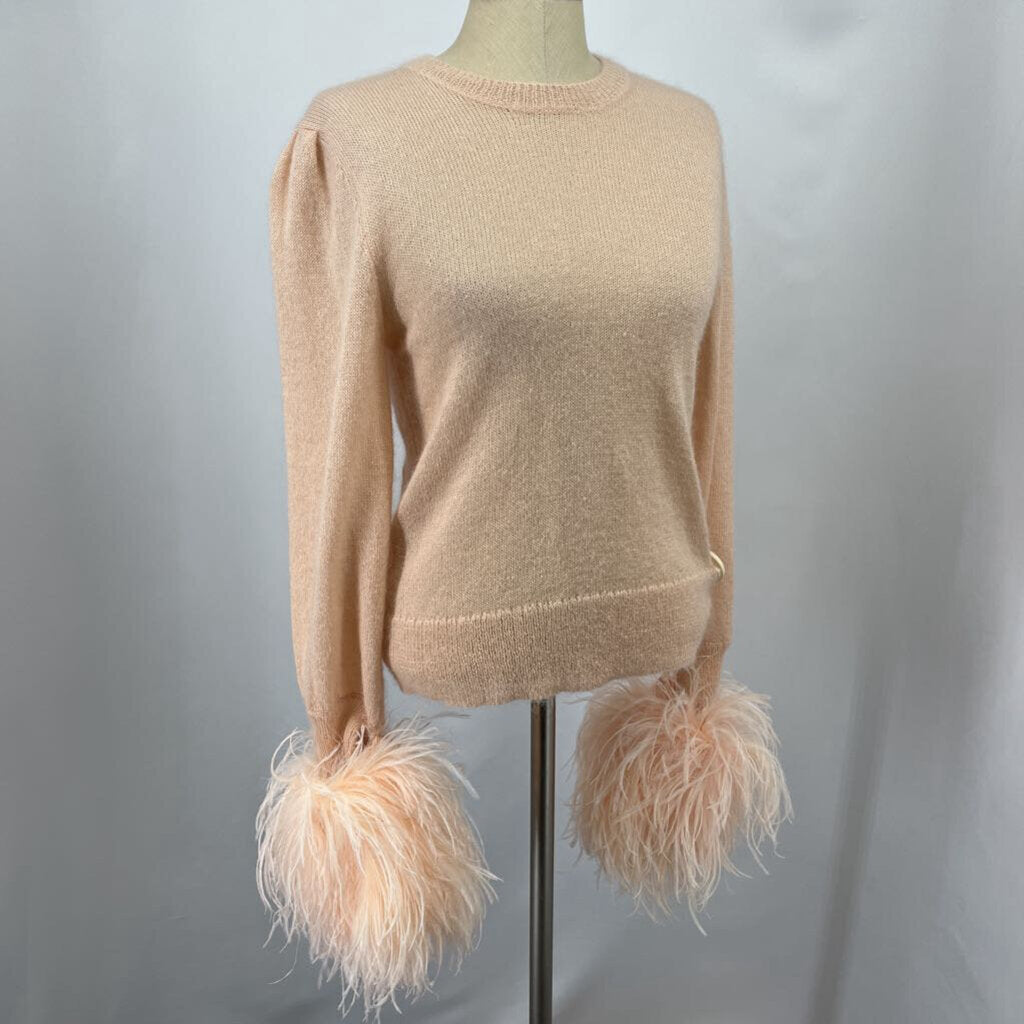Gucci Feather Cuff Sweater