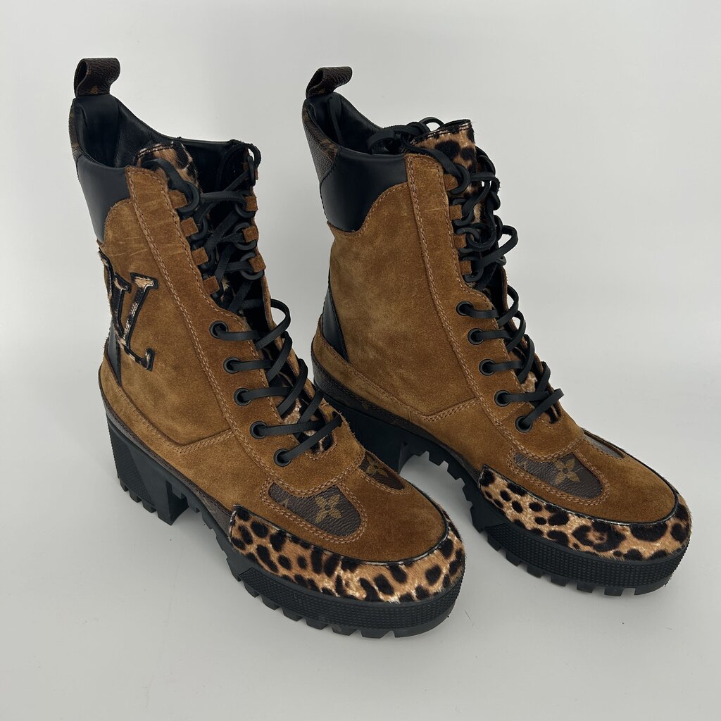 Louis Vuitton Laurette Platform Desert Boots