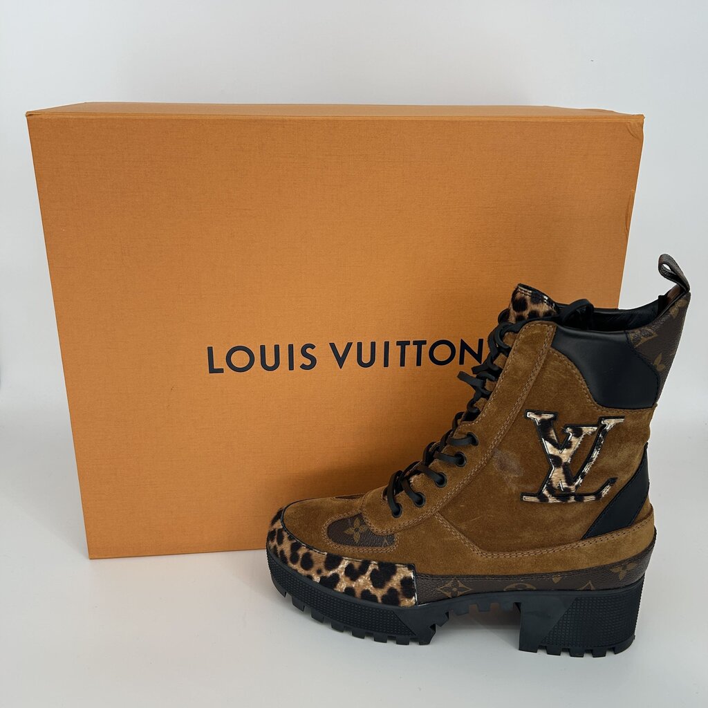 Louis Vuitton Laurette Platform Desert Boots