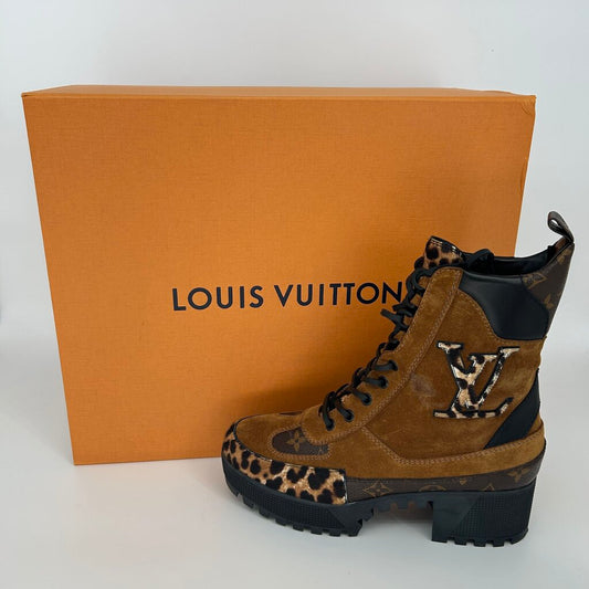 Louis Vuitton Laurette Platform Desert Boots