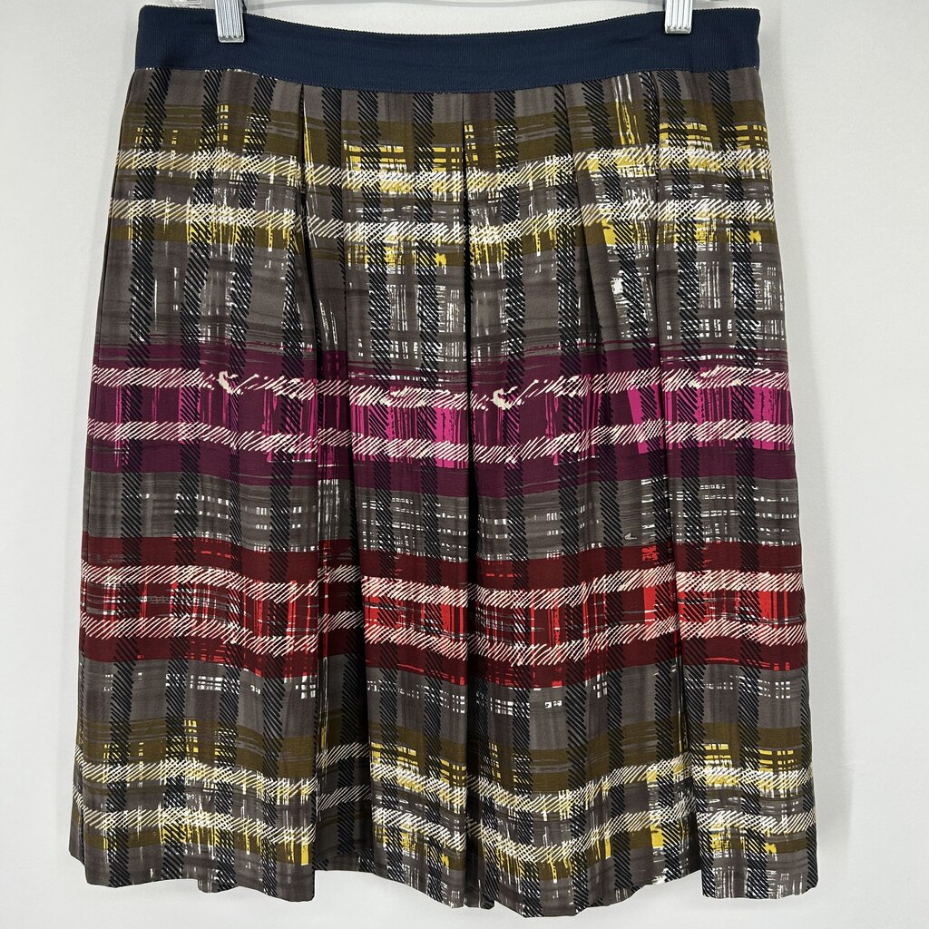 Trina Turk Plaid Skirt