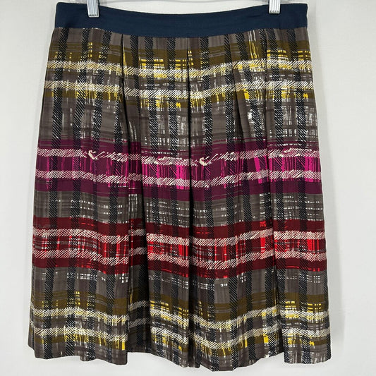 Trina Turk Plaid Skirt