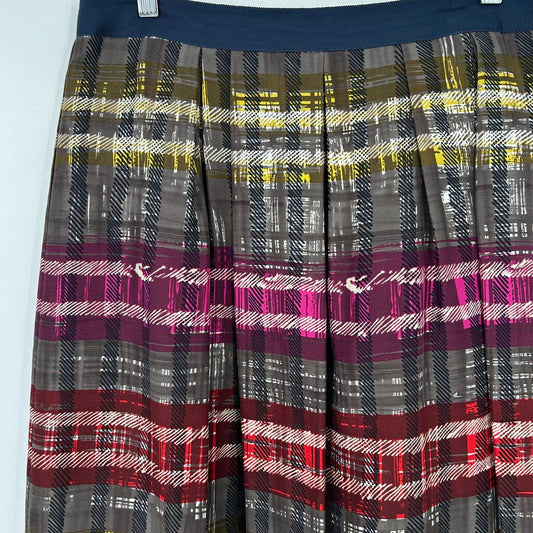 Trina Turk Plaid Skirt