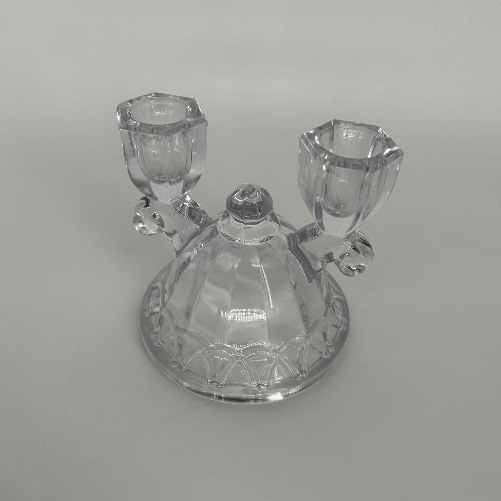 Cut Glass Candlabra