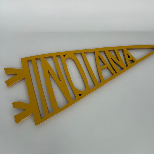 INDIANA Wood Banner