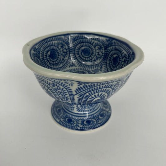 Porcelain Pedestal Bowl