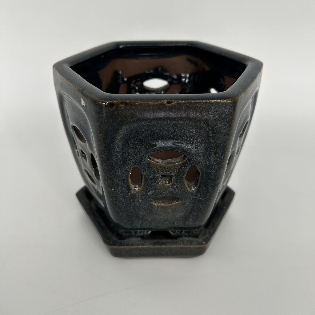 Glazed Stoneware Planter