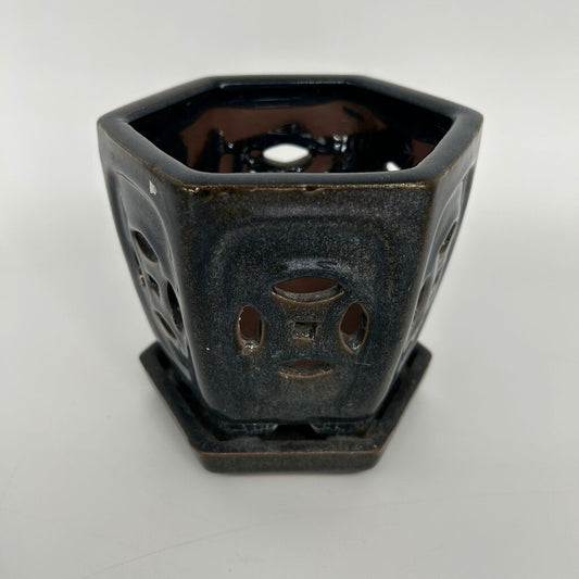 Glazed Stoneware Planter