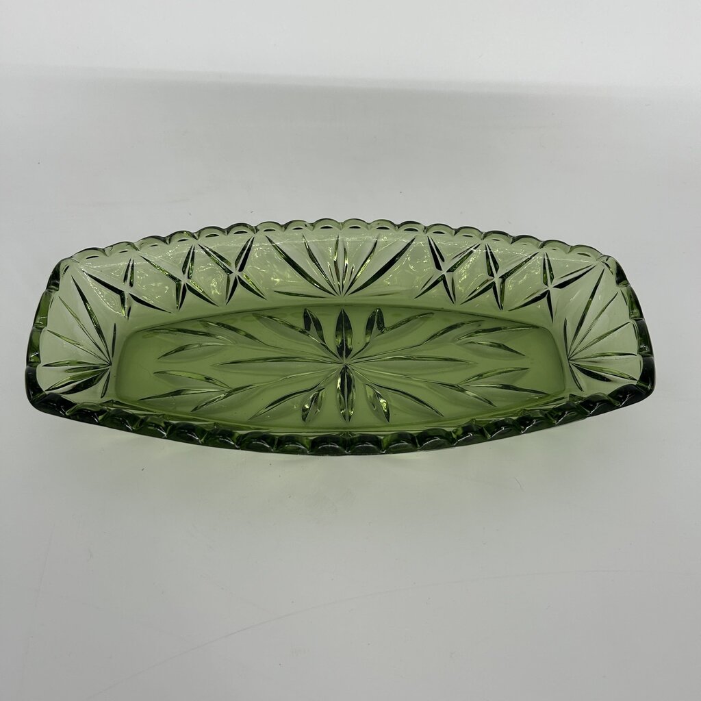 Cut Glass Celery Dish