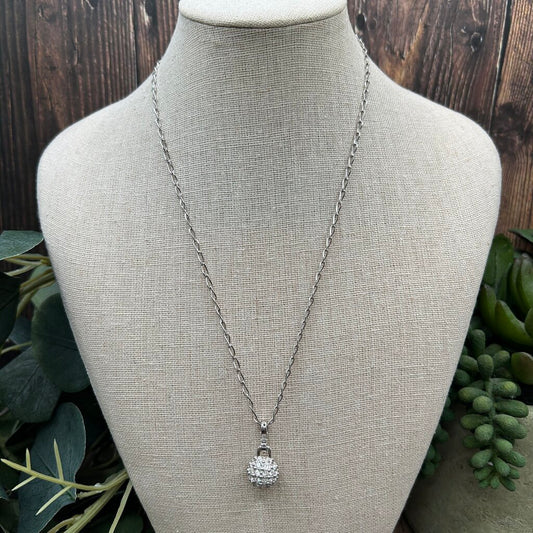 Swarovski Pave Ball Necklace