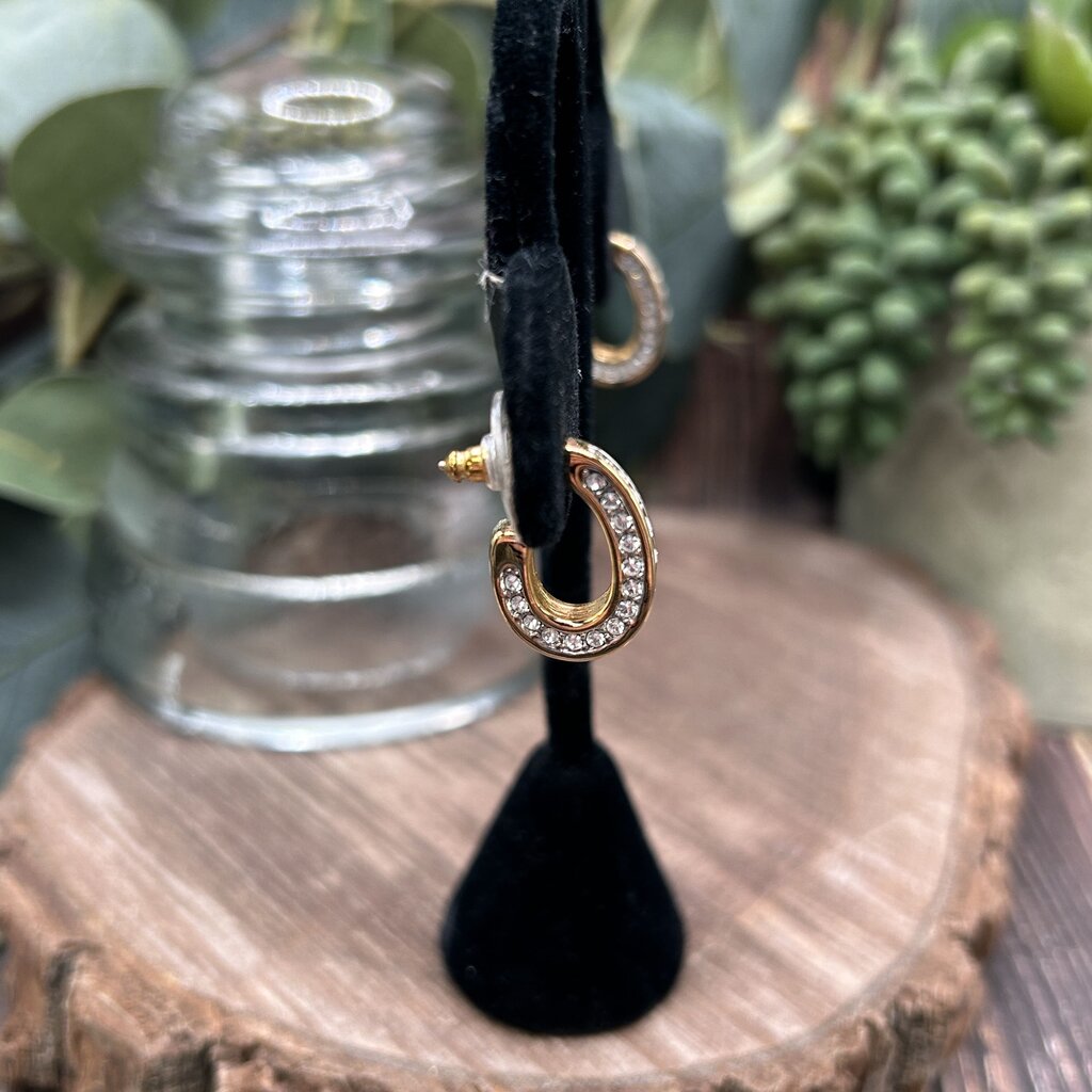 Swarovski Crystal Hoops