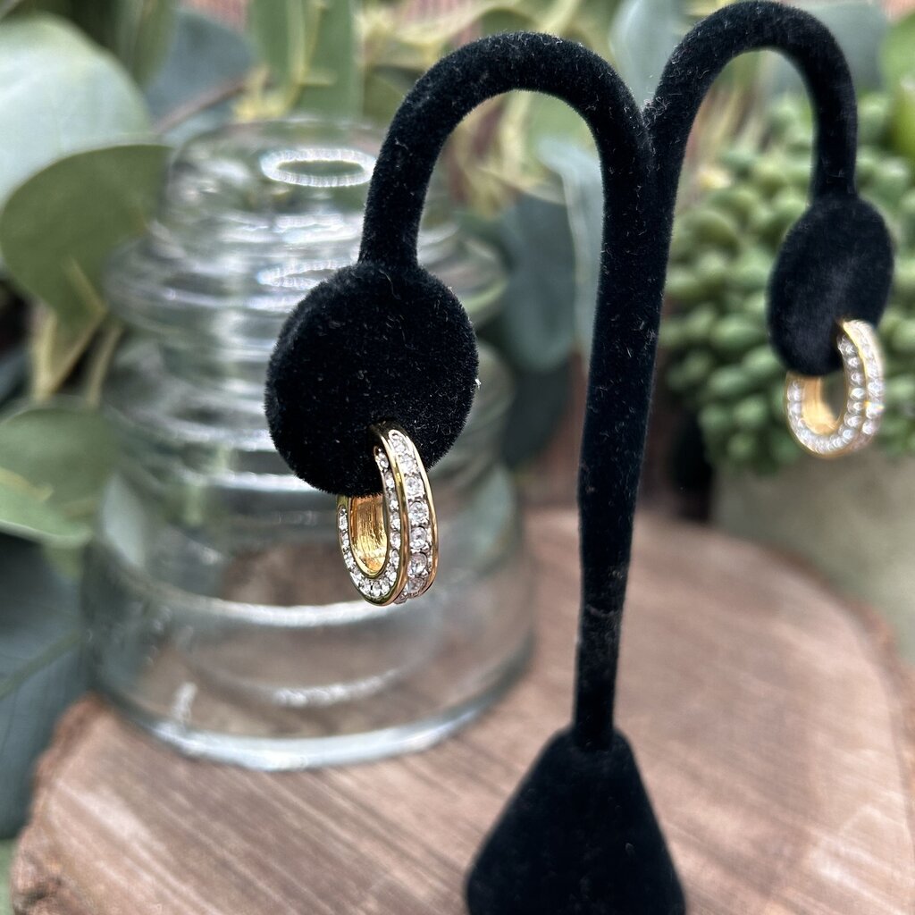 Swarovski Crystal Hoops
