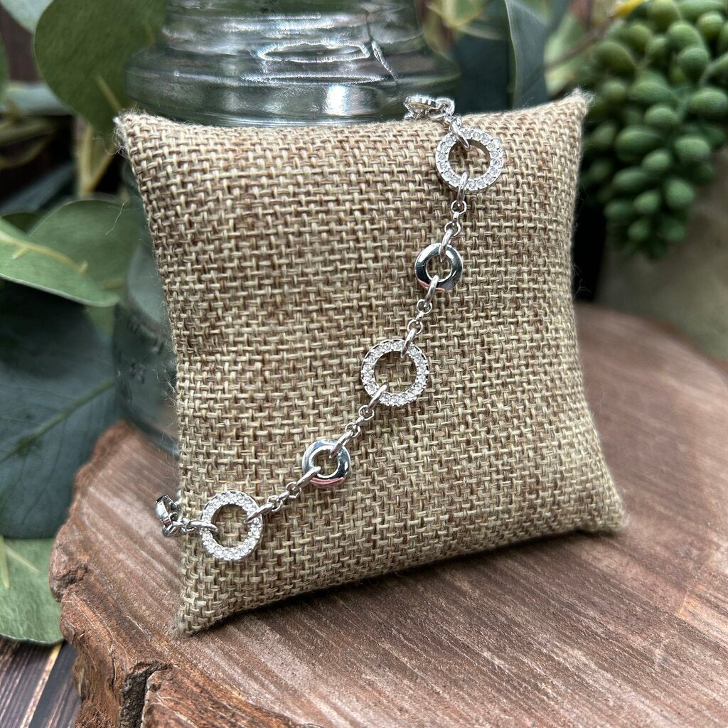 Swarovski Circle Links Bracelet