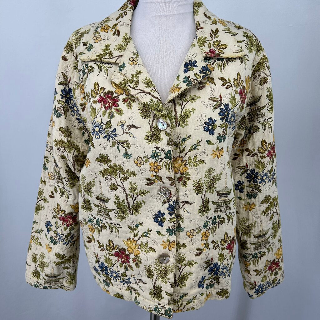 Norm Thompson Floral Jacket