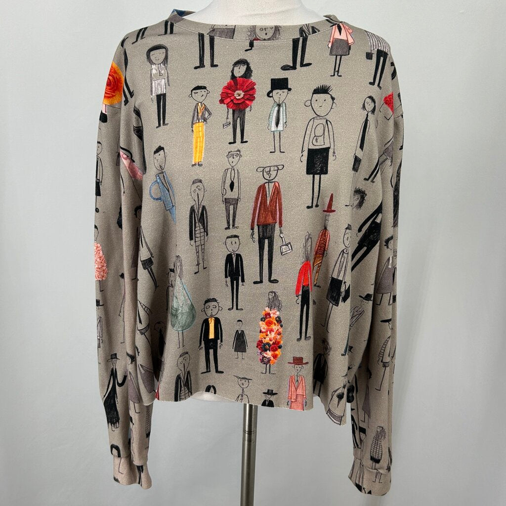 The Kit. L/s People Print Shirt
