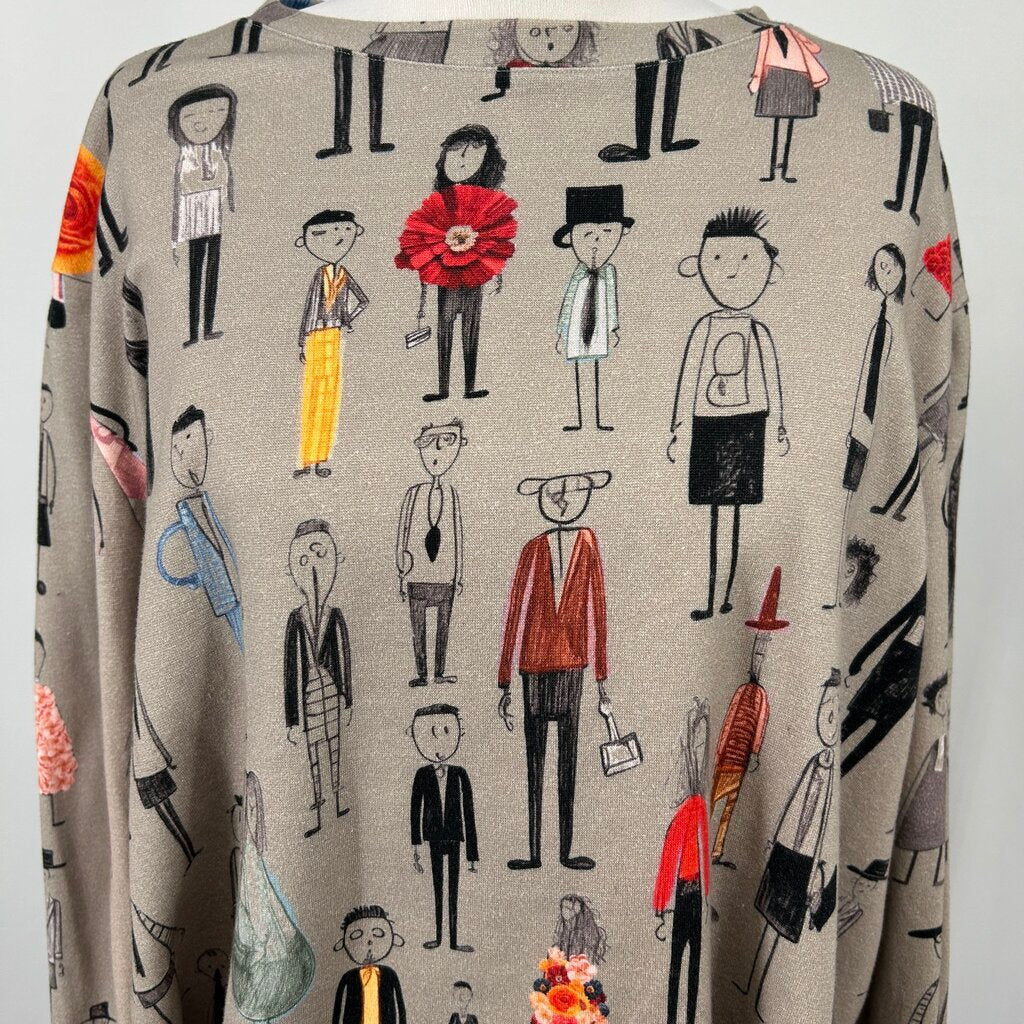 The Kit. L/s People Print Shirt