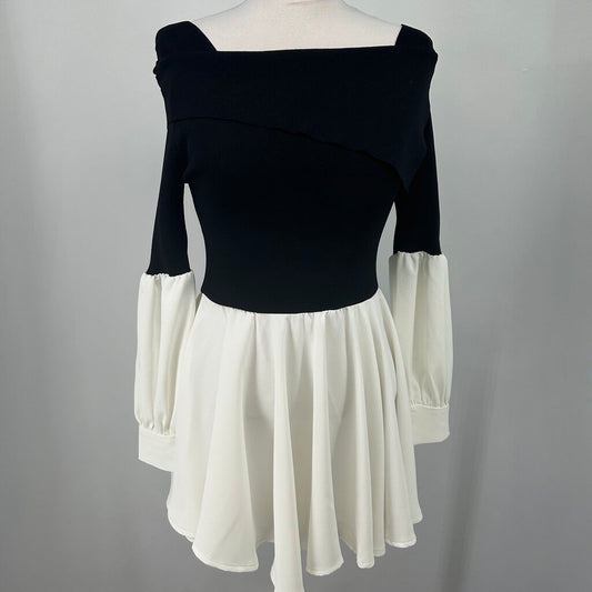 Gracia Mixed Media Mini Dress