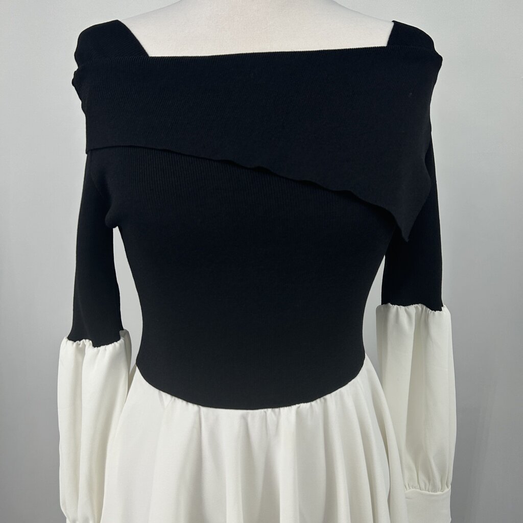 Gracia Mixed Media Mini Dress