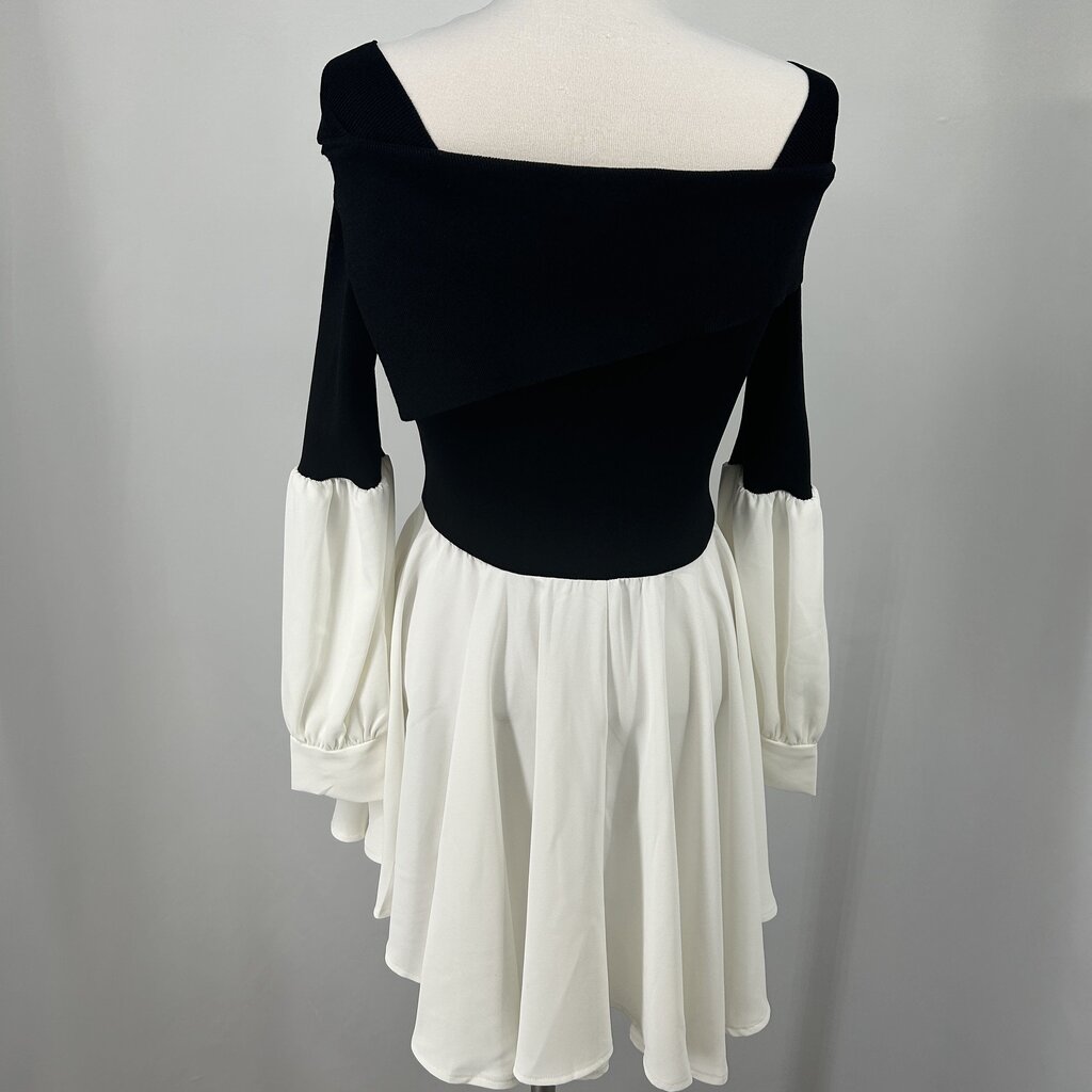 Gracia Mixed Media Mini Dress