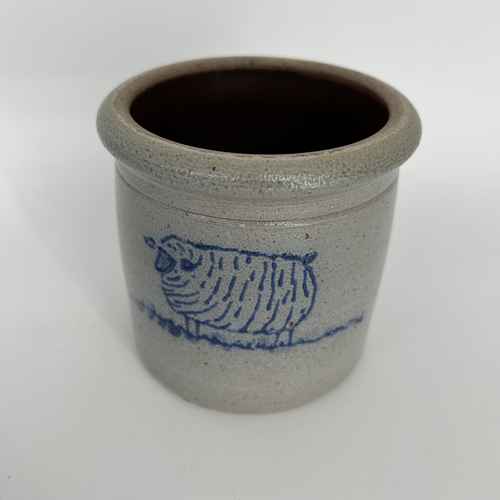 Pottery Sheep Crock