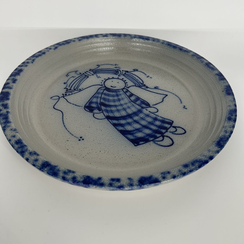 Pottery Angel Pie Plate