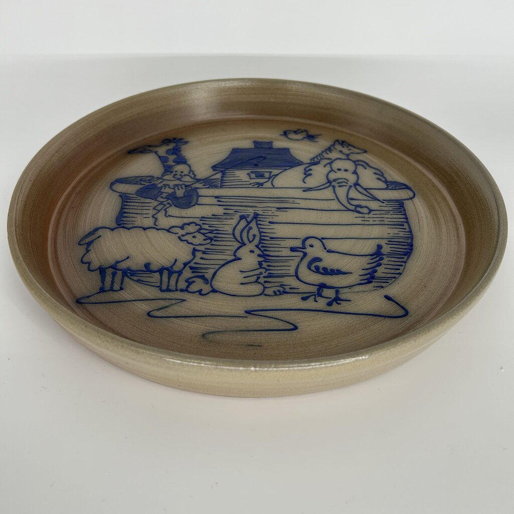 Pottery Noah's Arc Pie Plate