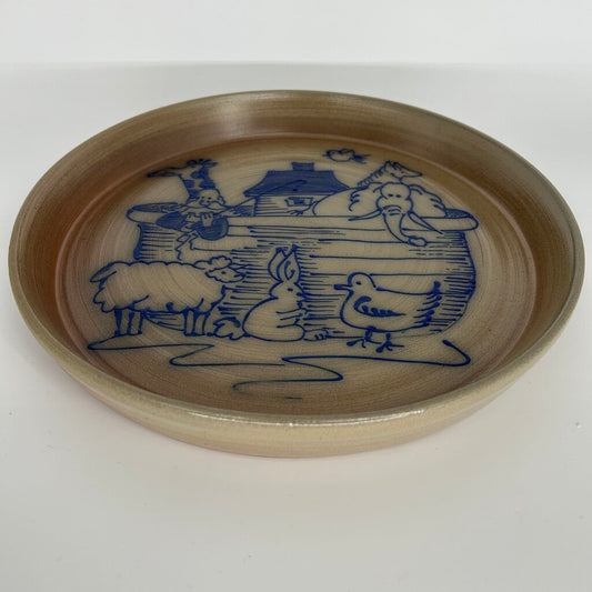 Pottery Noah's Arc Pie Plate