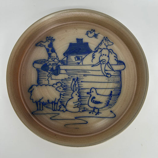 Pottery Noah's Arc Pie Plate