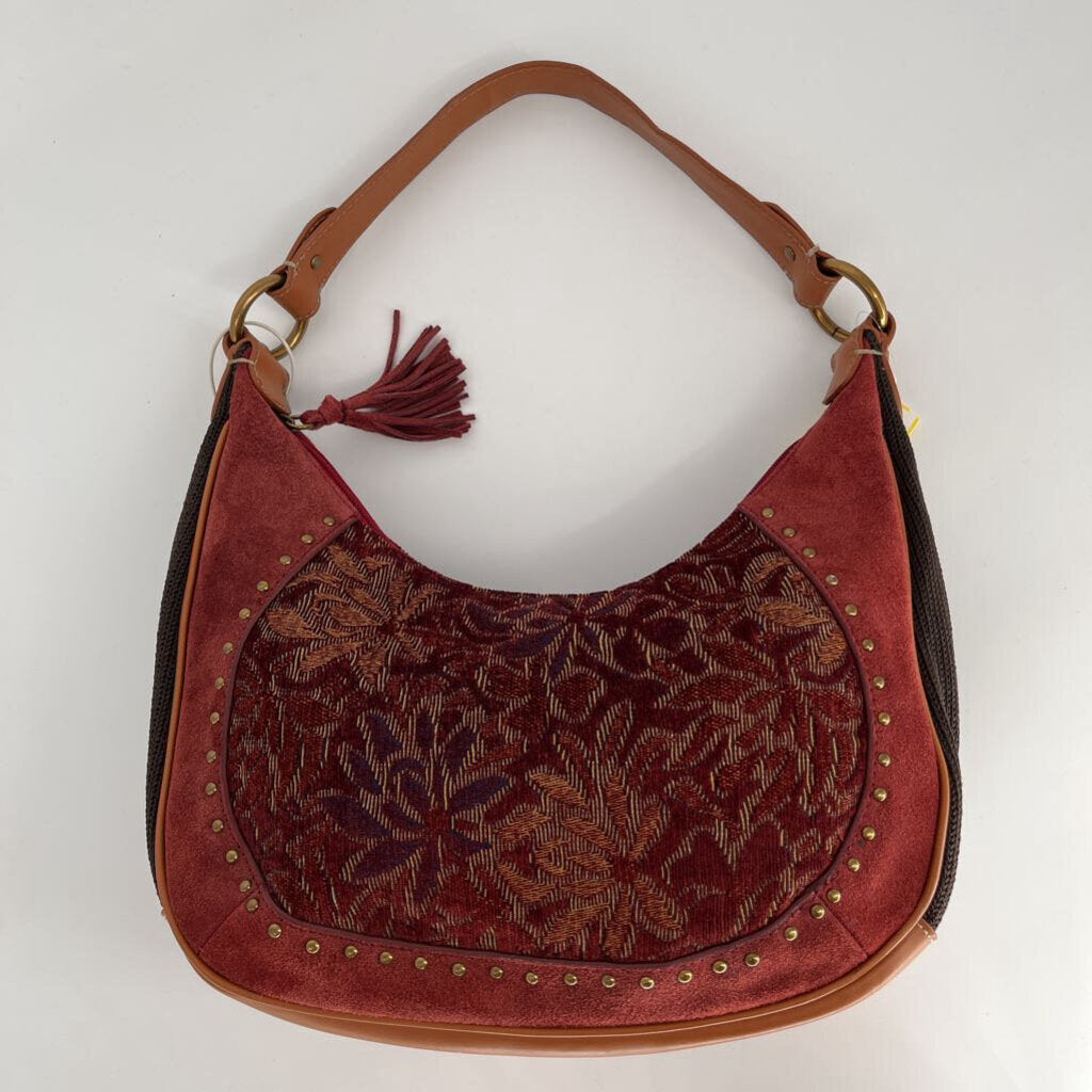 The Sak Tapestry Suede Floral Hobo