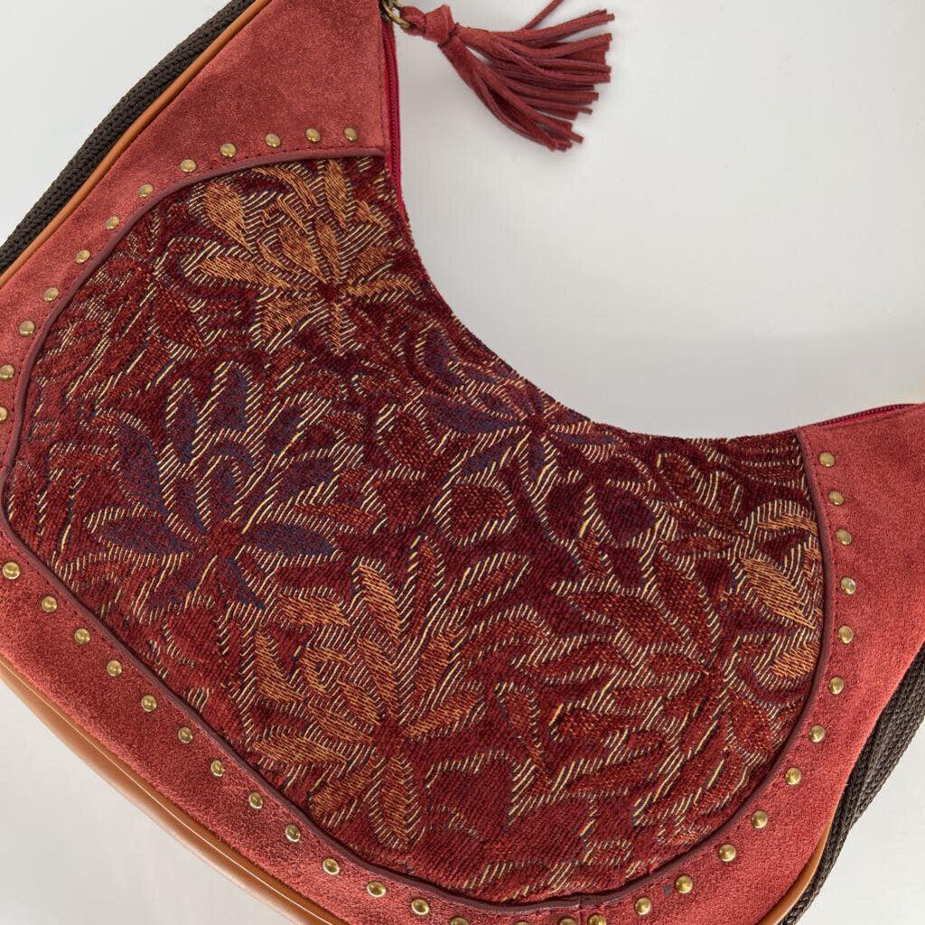 The Sak Tapestry Suede Floral Hobo