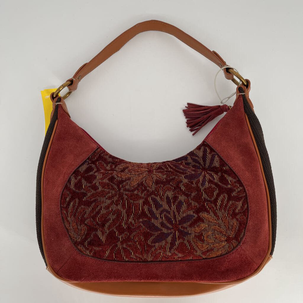 The Sak Tapestry Suede Floral Hobo