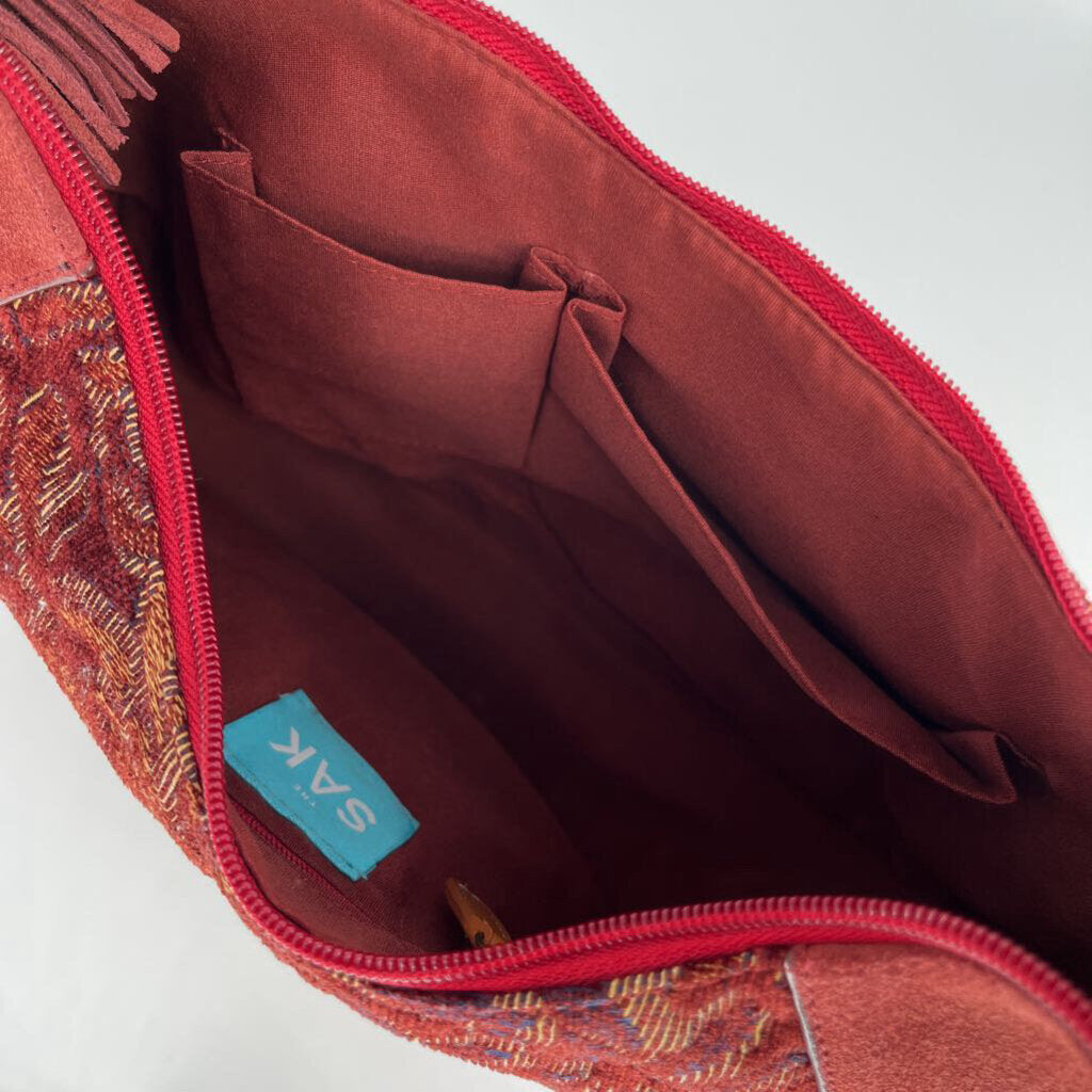 The Sak Tapestry Suede Floral Hobo