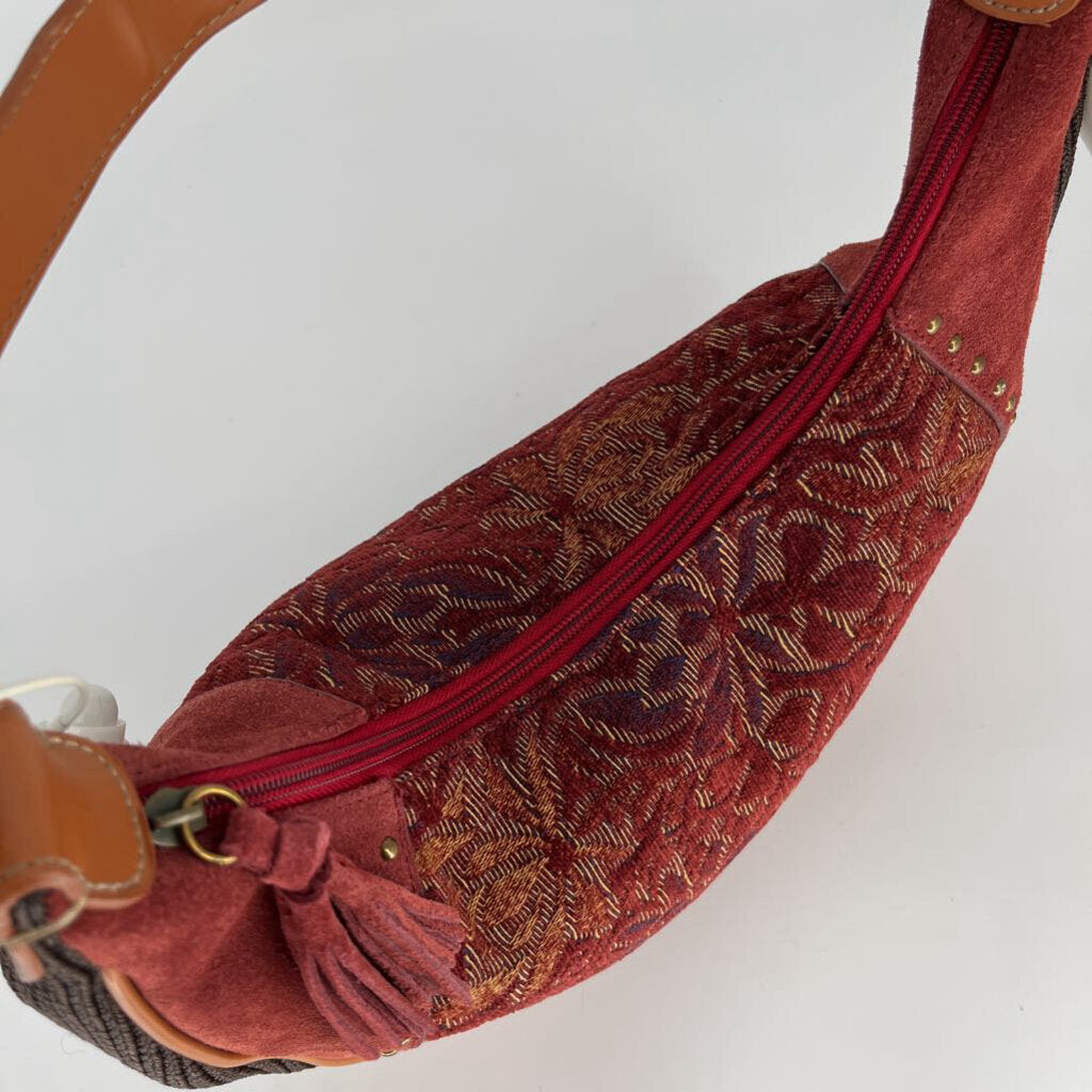 The Sak Tapestry Suede Floral Hobo